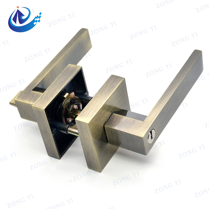 Kunci Pintu Tuas Aluminium Tubular Square Amerika