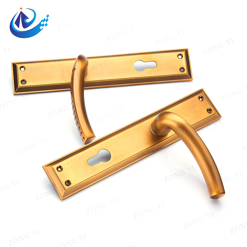 Euro Retro Aluminium dan Zinc Alloy Backplate Lever Door Lock