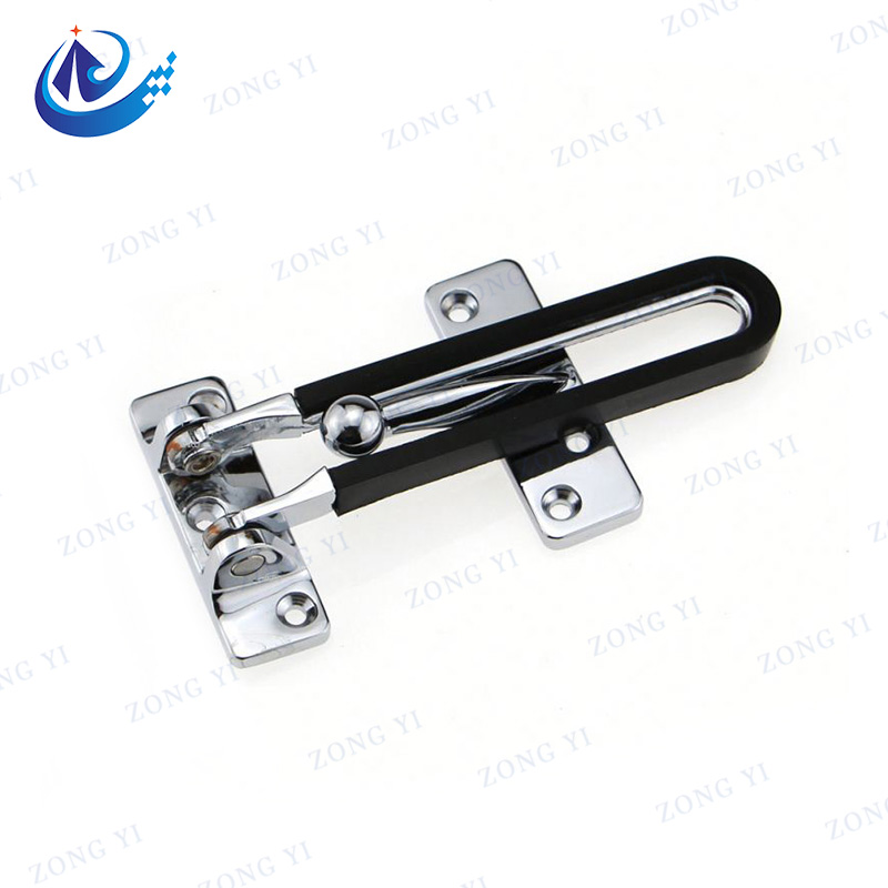 Stainless Steel Dan Zinc Alloy Keamanan Rumah Swing Bar Door Guard