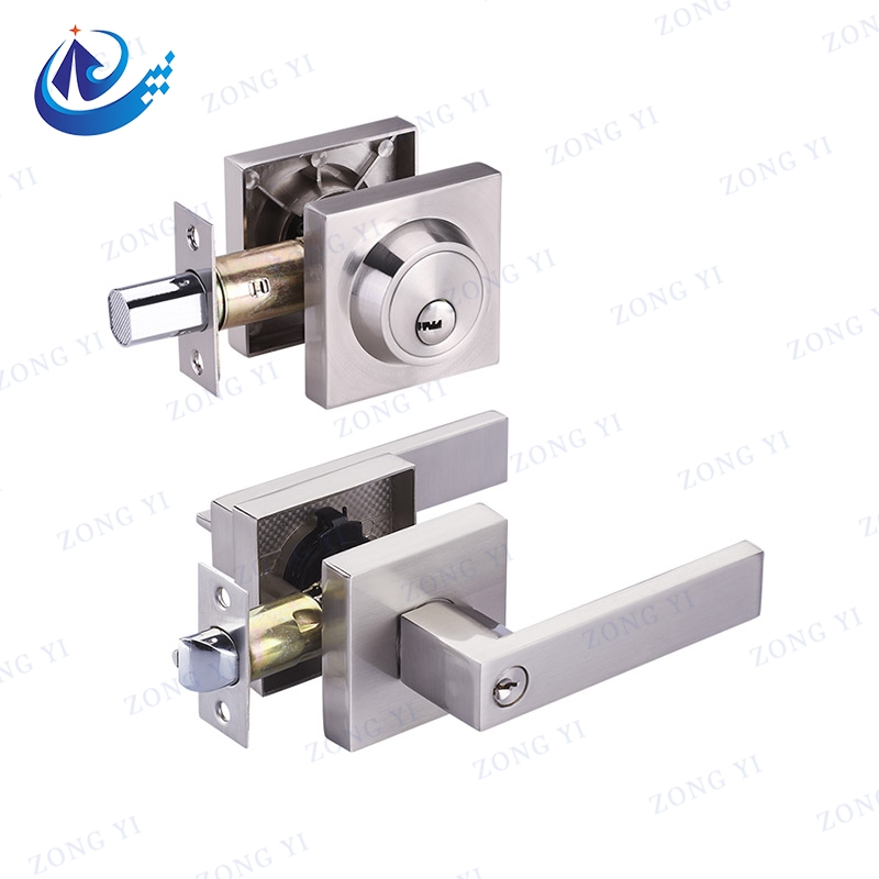 Tuas Stainless Steel Dan Kunci Pintu Combo Deadbolt